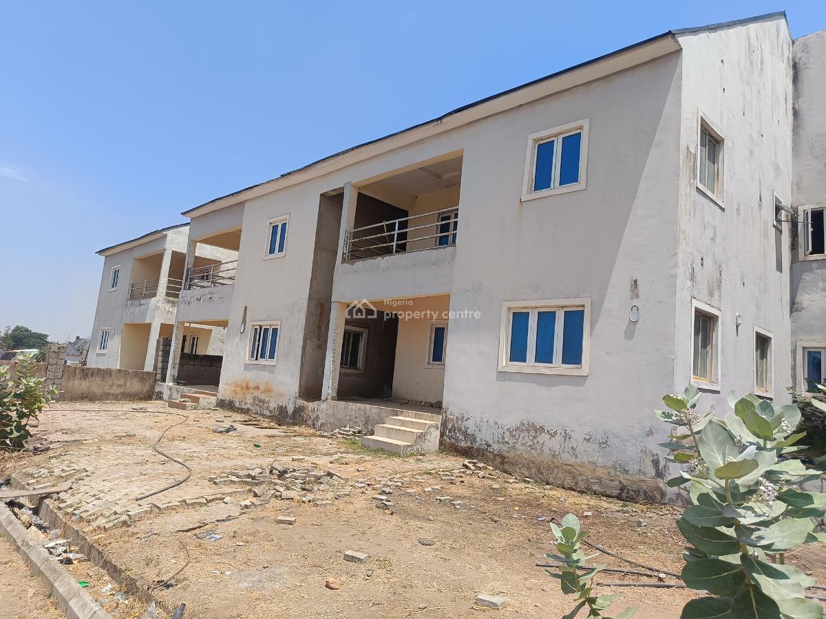 4-bedroom Terraced Duplex with 1 No. Boys Quarter (advanced Carcass), Kuje, Abuja, House for Sale
