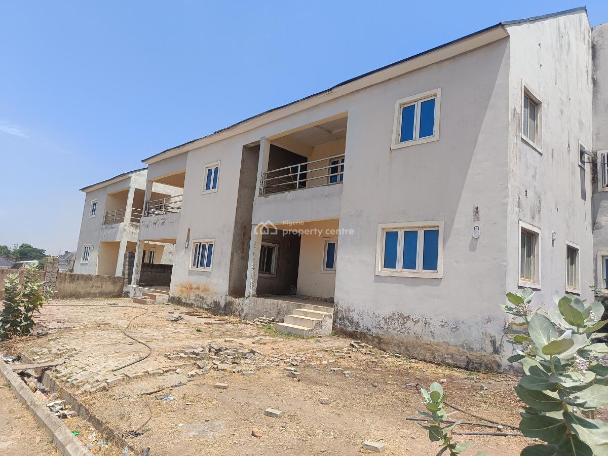 4-bedroom Terraced Duplex with 1 No. Boys Quarter (advanced Carcass), Kuje, Abuja, House for Sale