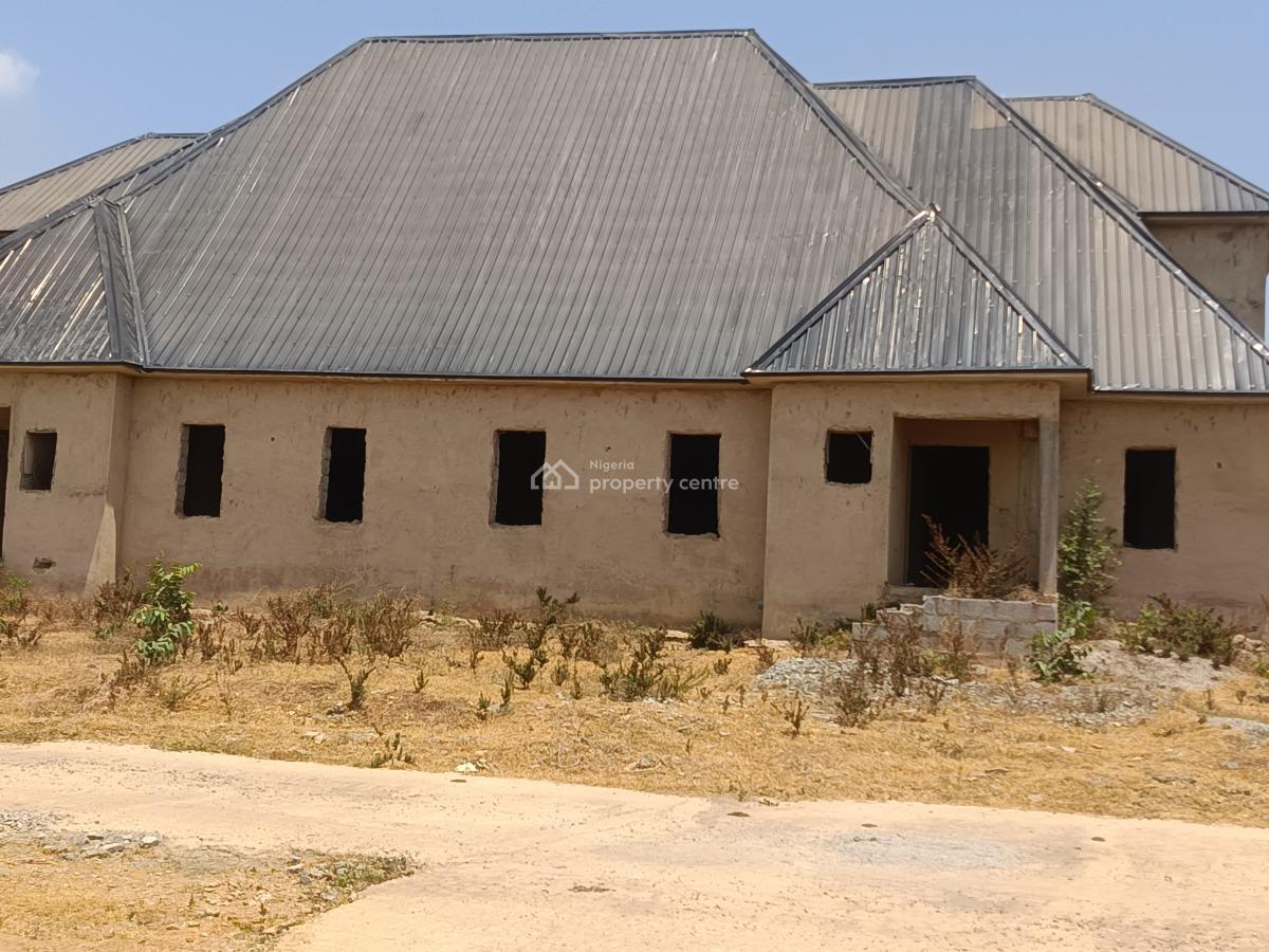 3-bedroom Semi Detached Bungalow (advanced Carcass), Kuje, Abuja, Semi-detached Bungalow for Sale