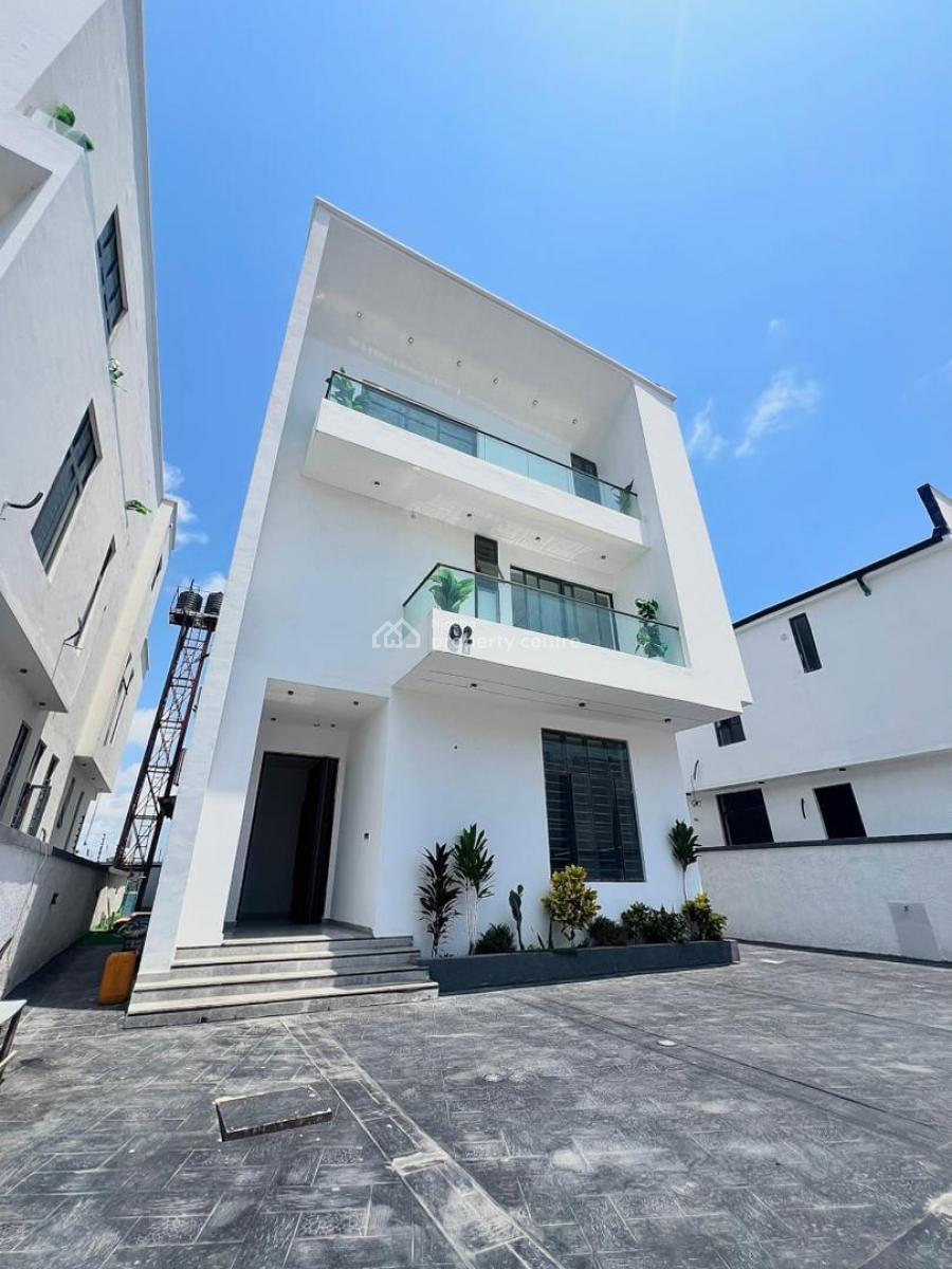 Exquisitely Designed 6-bedroom Fully Detached House with Boys Quarter, Chevronn, Lekki, Lagos, Detached Duplex for Sale