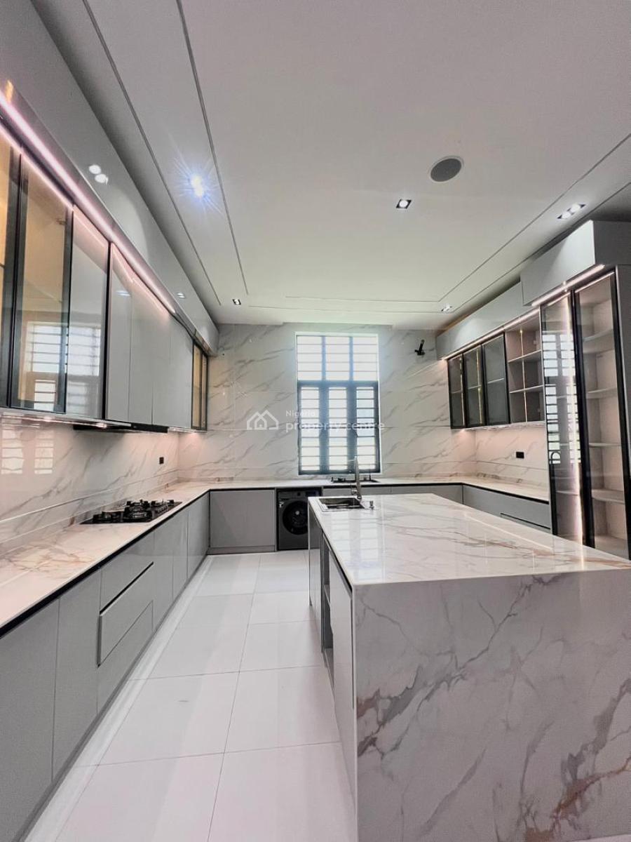 Exquisitely Designed 6-bedroom Fully Detached House with Boys Quarter, Chevronn, Lekki, Lagos, Detached Duplex for Sale