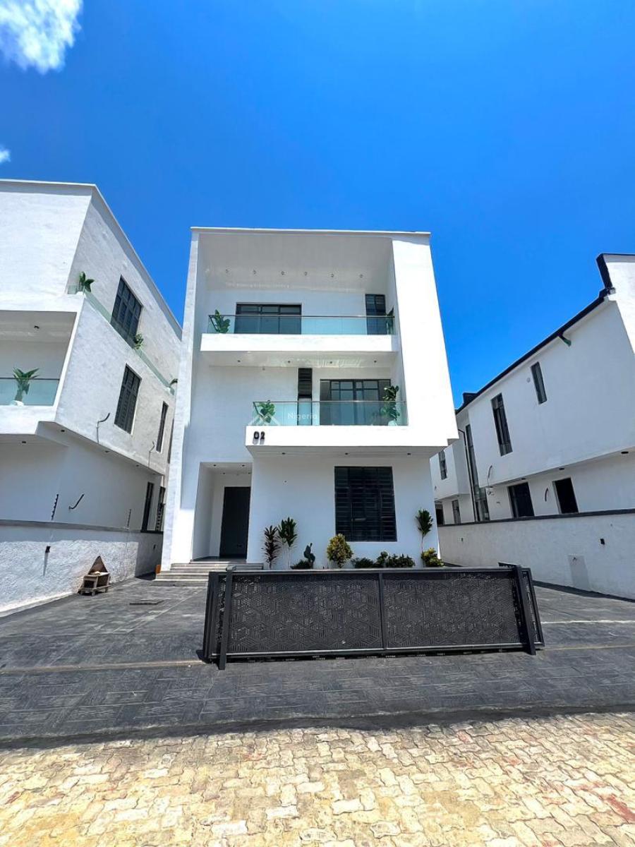 Exquisitely Designed 6-bedroom Fully Detached House with Boys Quarter, Chevronn, Lekki, Lagos, Detached Duplex for Sale