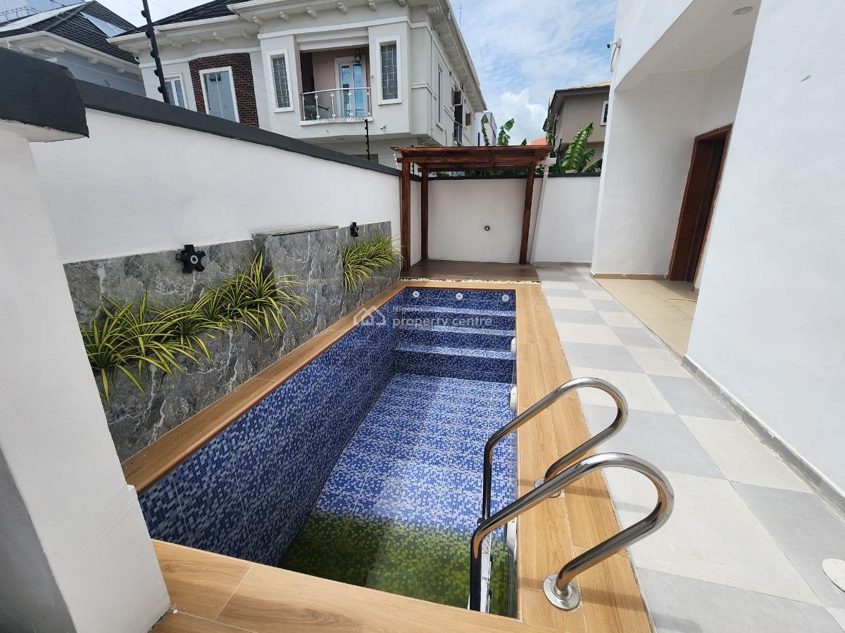 Mind Blowing 5 Bedroom Detached Duplex with 2 Bq,cinema, Pool, Gym, Chevron Estate, Lekki Phase 1, Lekki, Lagos, Detached Duplex for Sale