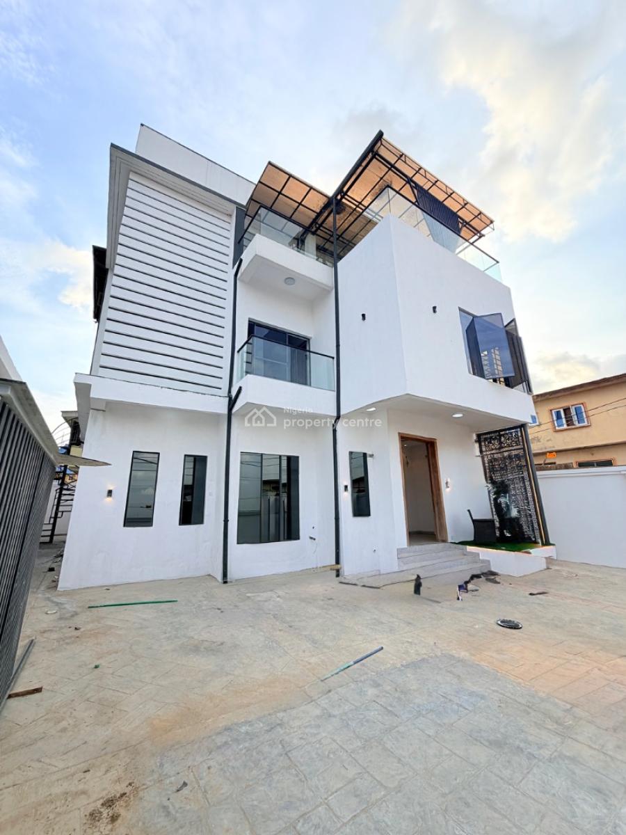Lovely Built 5 Bedroom Fully Detached Duplex with Room Bq, Ogba, Ikeja, Lagos, Detached Duplex for Sale