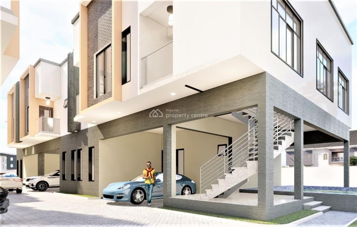 4 Bedroom Semi-detached House with Bq, Orchid, Lekki, Lagos, House for Sale