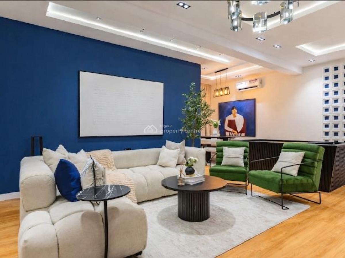 Beautiful 2 Bedroom Fully Furnished Serviced Apartment with Gym, Ikate, Lekki, Lagos, Flat / Apartment for Rent