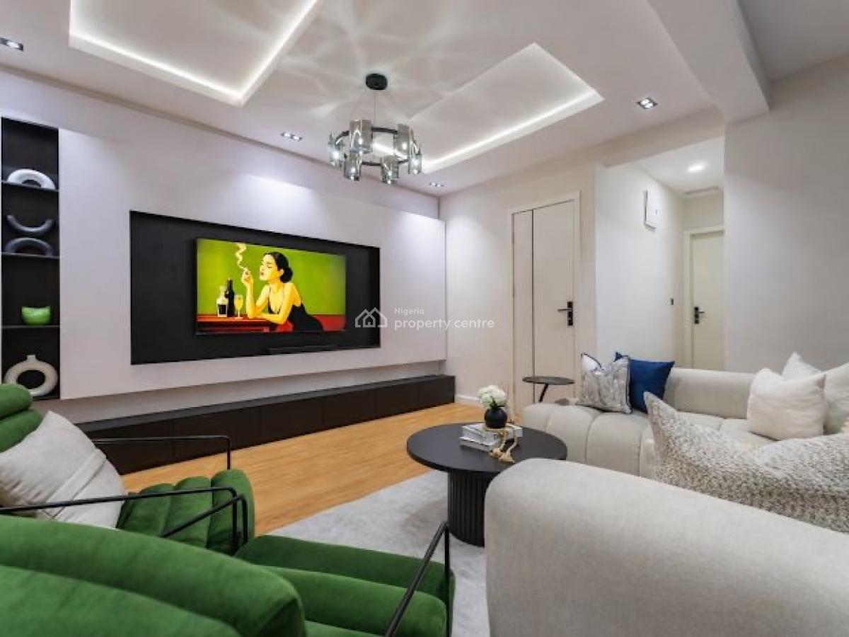 Beautiful 2 Bedroom Fully Furnished Serviced Apartment with Gym, Ikate, Lekki, Lagos, Flat / Apartment for Rent