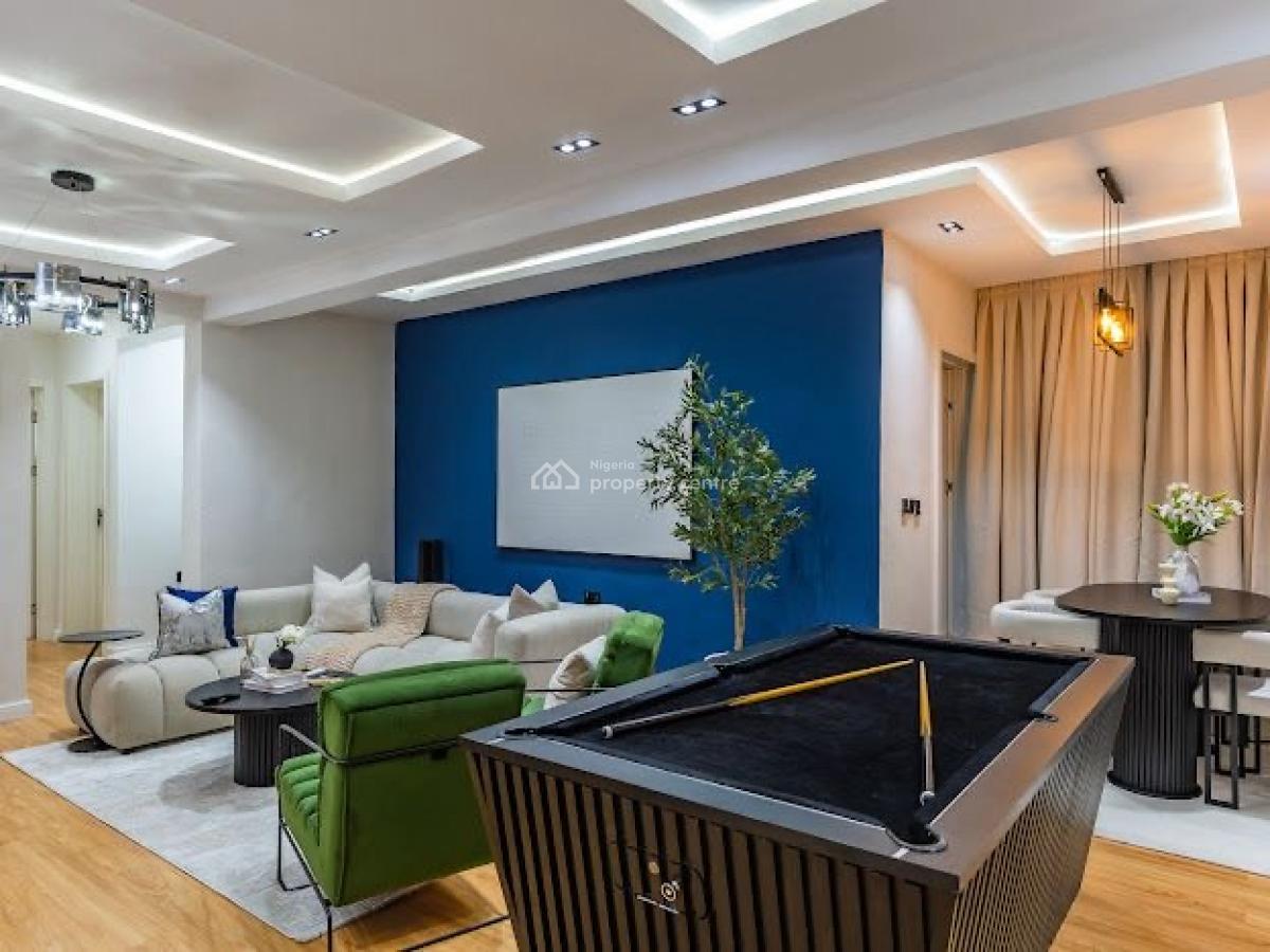 Beautiful 2 Bedroom Fully Furnished Serviced Apartment with Gym, Ikate, Lekki, Lagos, Flat / Apartment for Rent