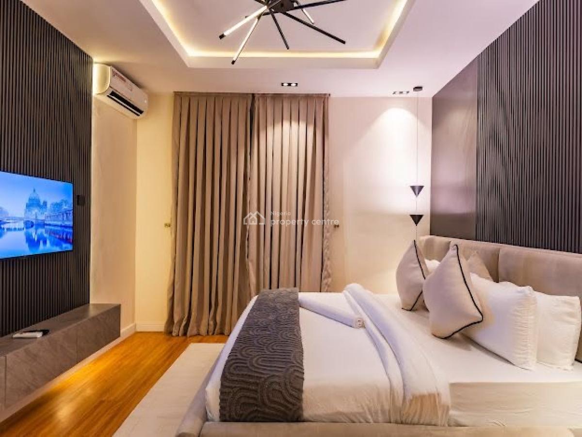 Beautiful 2 Bedroom Fully Furnished Serviced Apartment with Gym, Ikate, Lekki, Lagos, Flat / Apartment for Rent