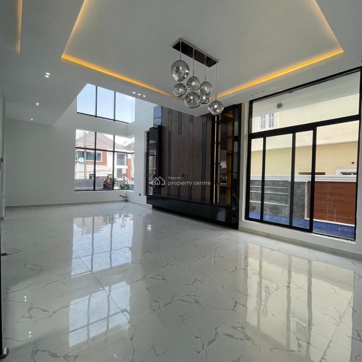 Contemporary 5 Bedroom Detached Duplex with Bq, Pool & Cinema, Lekki County, Lekki, Lagos, Detached Duplex for Sale