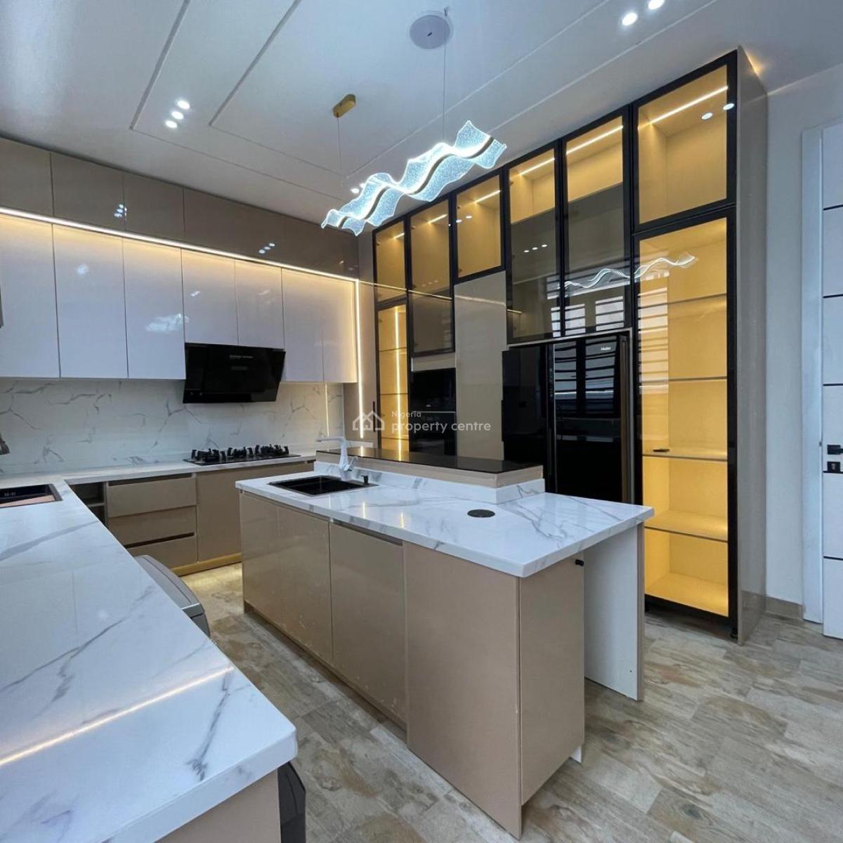 Contemporary 5 Bedroom Detached Duplex with Bq, Pool & Cinema, Lekki County, Lekki, Lagos, Detached Duplex for Sale