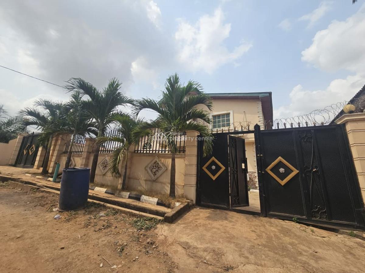 3 Bedroom Duplex with Block of Flats, Elite Road, Idi-aba, Abeokuta North, Ogun, Detached Duplex for Sale