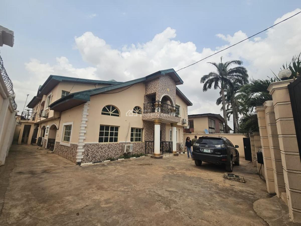 3 Bedroom Duplex with Block of Flats, Elite Road, Idi-aba, Abeokuta North, Ogun, Detached Duplex for Sale