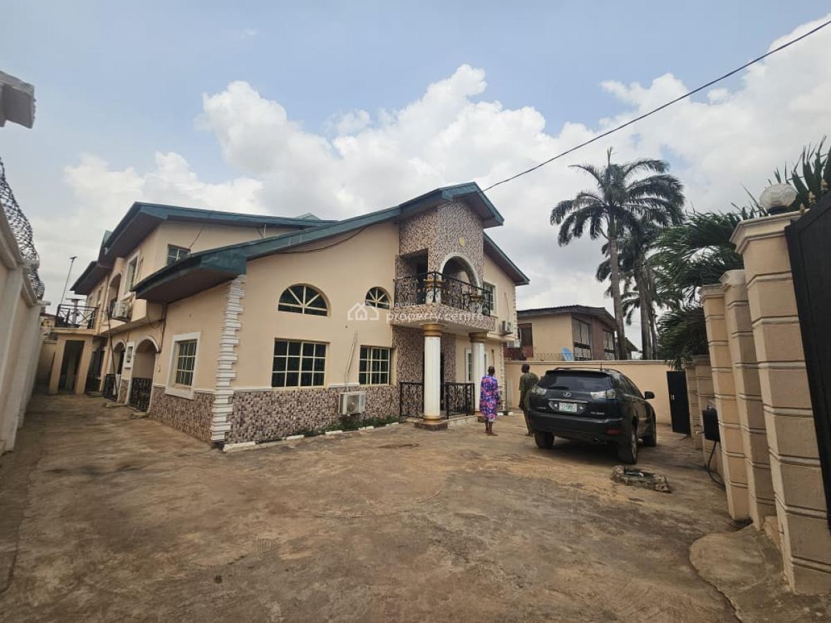 3 Bedroom Duplex with Block of Flats, Elite Road, Idi-aba, Abeokuta North, Ogun, Detached Duplex for Sale