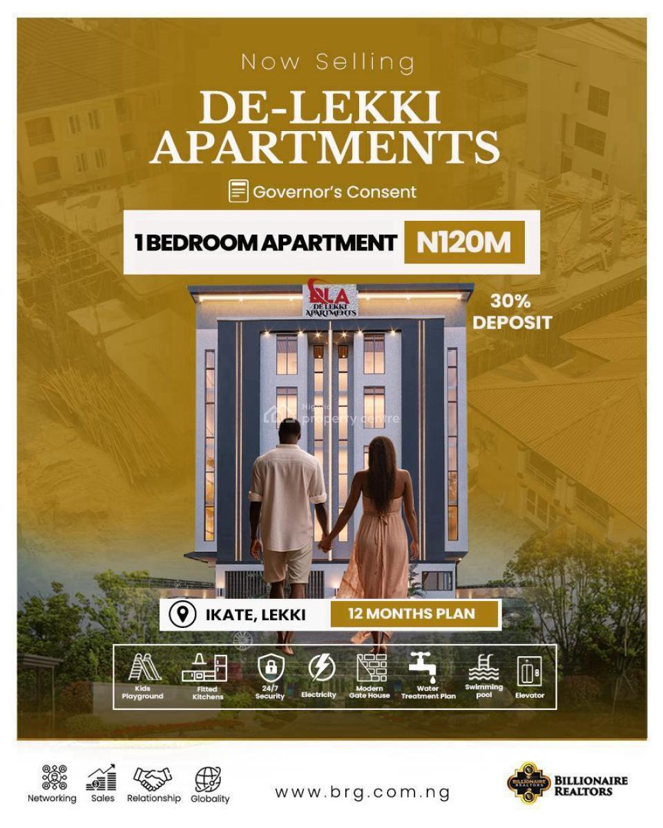 Off-plan Premium Luxury 1 Bedroom Apartments, Ilasan, Lekki, Lagos, Mini Flat (room and Parlour) for Sale