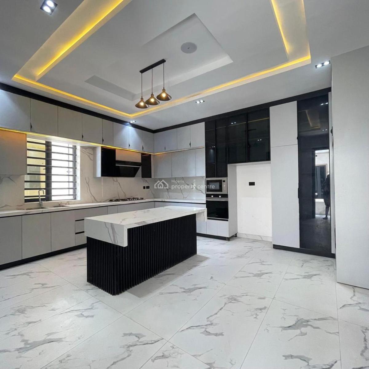 Contemporary  5  Bedroom Fully  Detached Duplex with Bq, Pool, & Gym, Lekki County, Lekki, Lagos, Detached Duplex for Sale