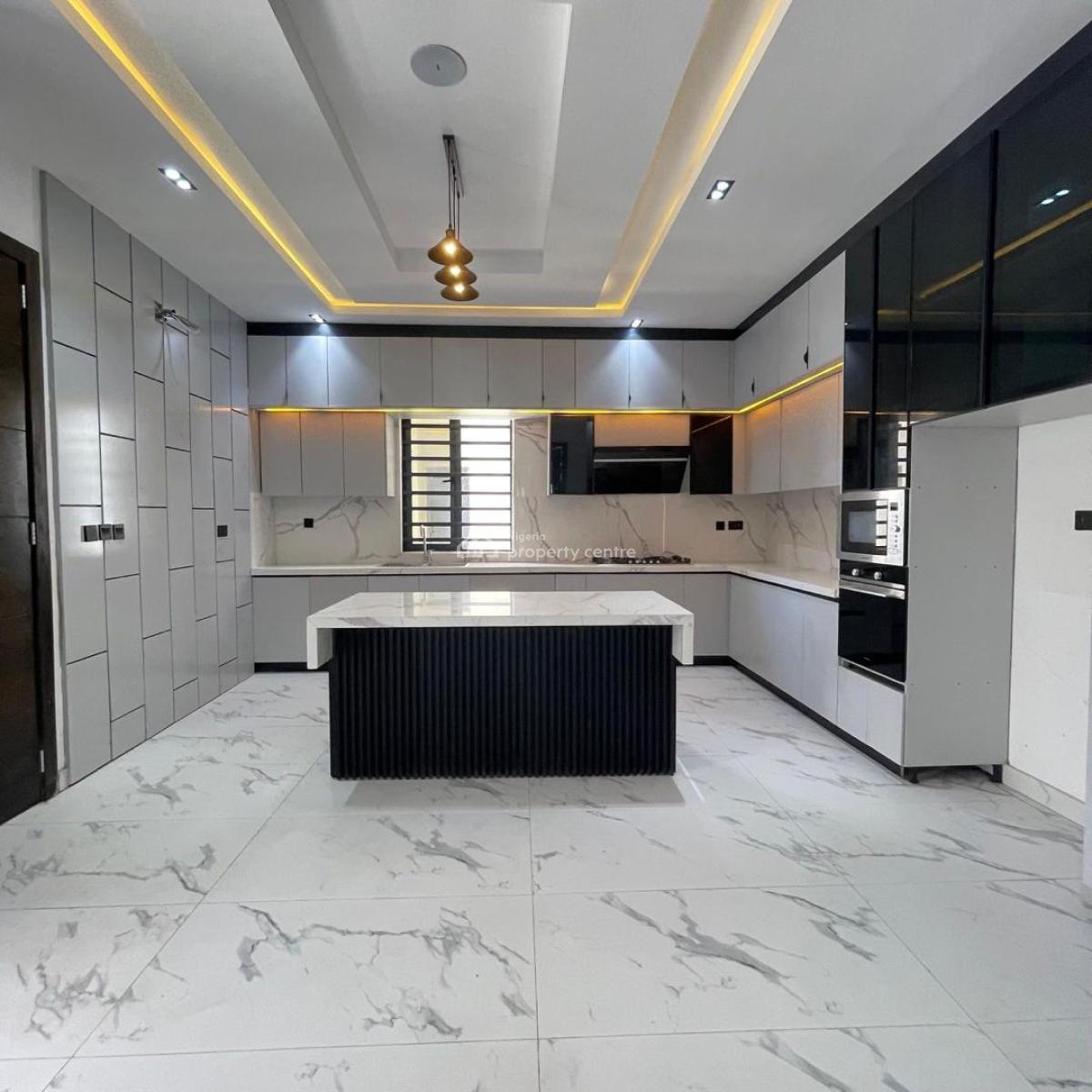 Contemporary  5  Bedroom Fully  Detached Duplex with Bq, Pool, & Gym, Lekki County, Lekki, Lagos, Detached Duplex for Sale