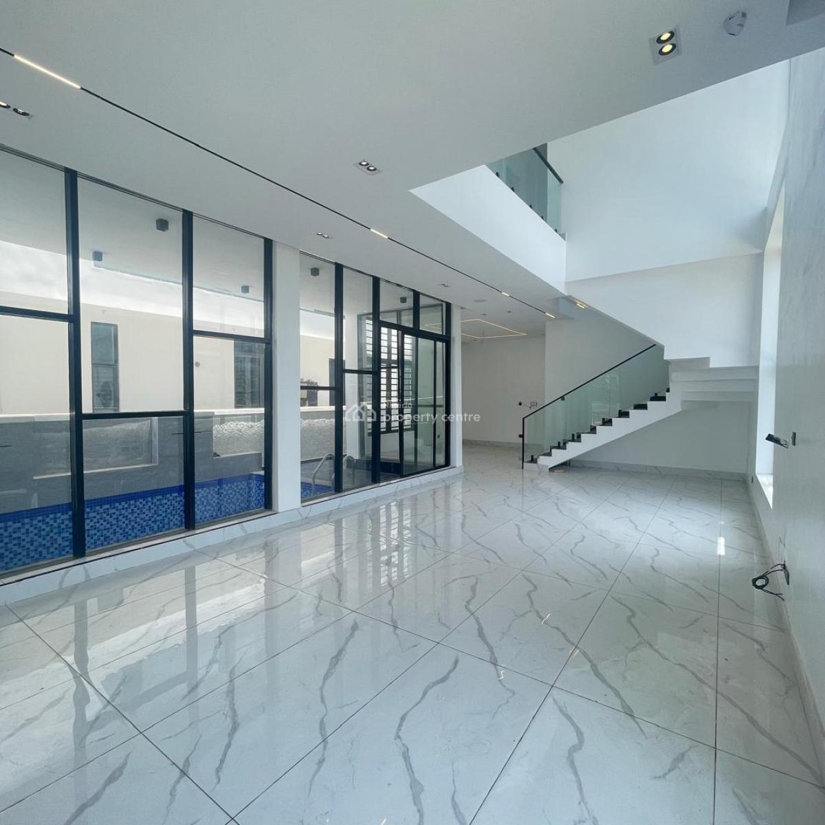 Contemporary 5 Bedroom Fully Detached Duplex with Bq, Pool, & Box Room, Lekki County, Lekki, Lagos, Detached Duplex for Sale