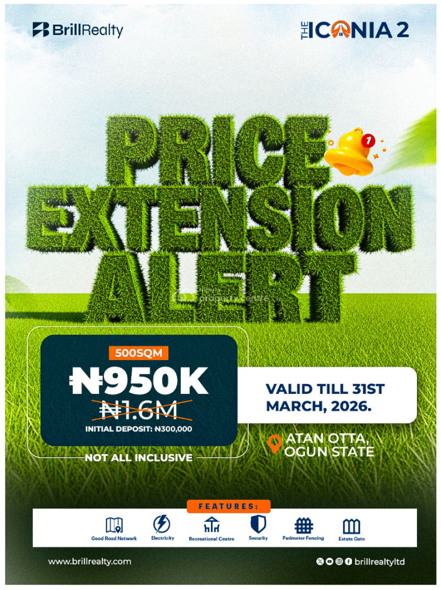 The Iconia, Atan Ota, Ado-odo/ota, Ogun, Residential Land for Sale