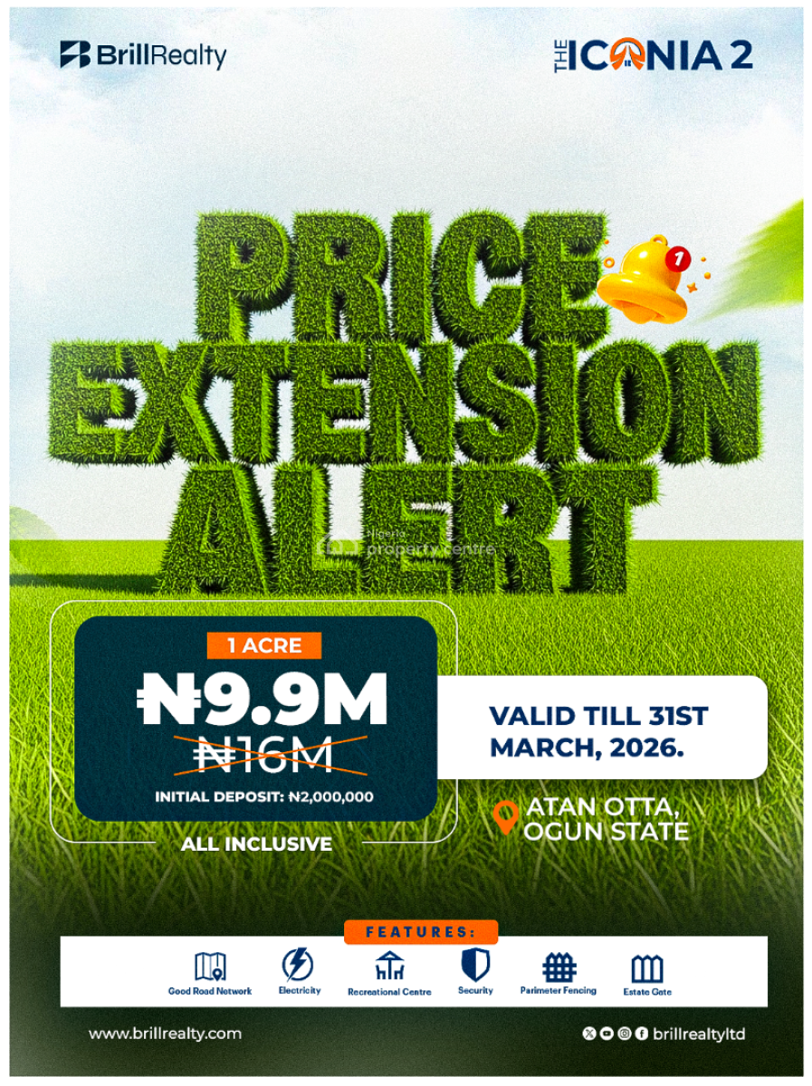 The Iconia, Atan Ota, Ado-odo/ota, Ogun, Residential Land for Sale