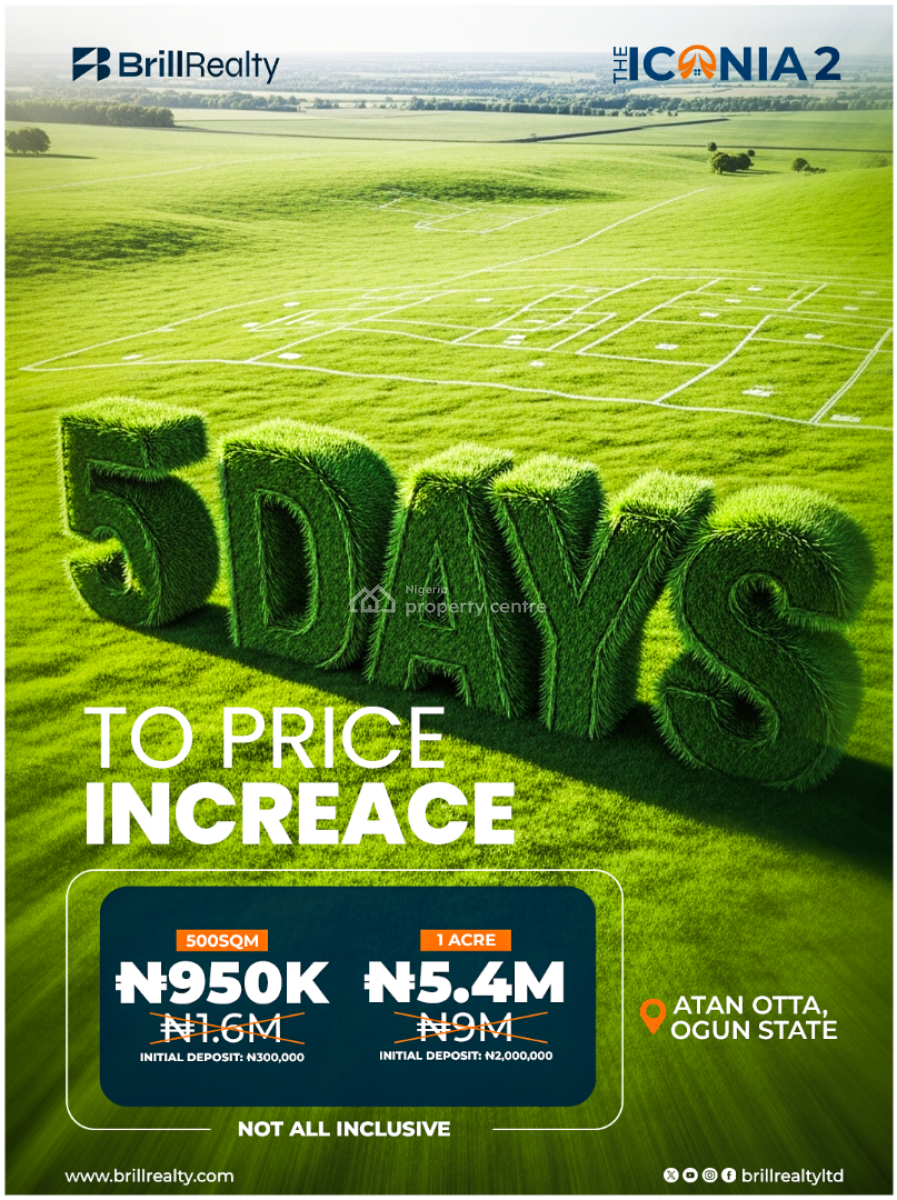 The Iconia, Atan Ota, Ado-odo/ota, Ogun, Residential Land for Sale