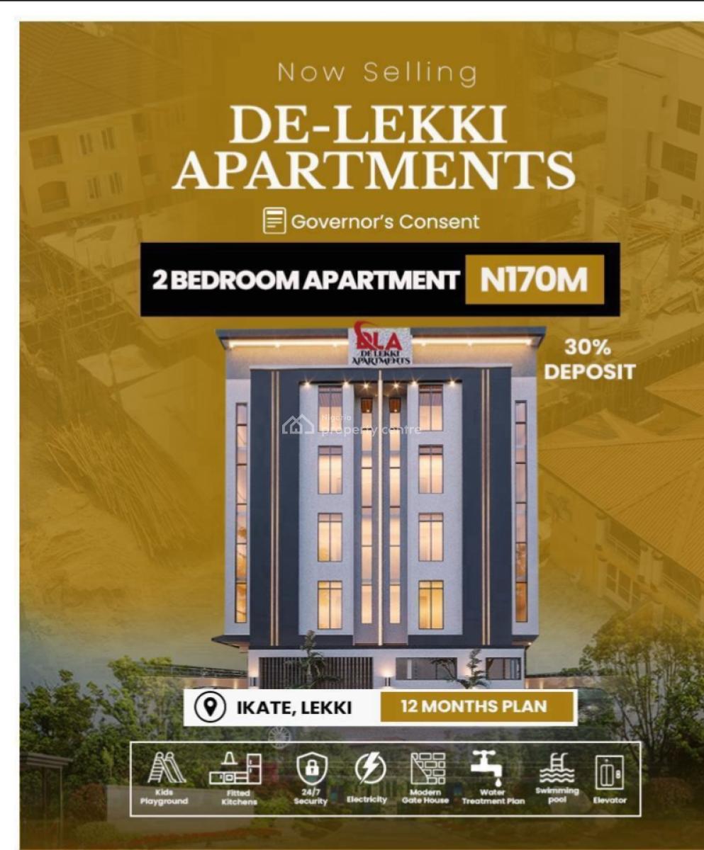 Luxury 2 Bedroom Apartment, 13 Yemi Adetayo Street, Ilasan, Lekki, Lagos, Flat / Apartment for Sale