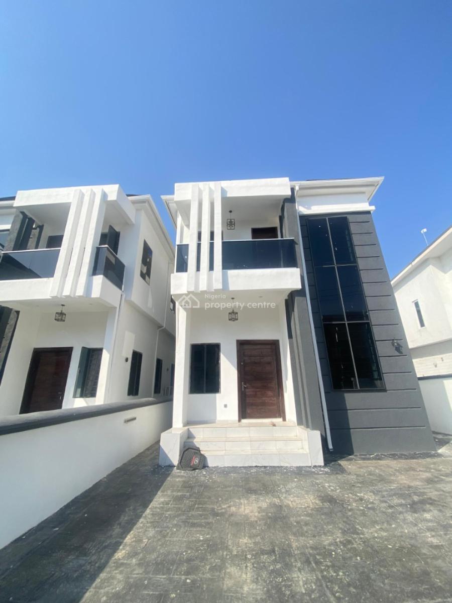Spacious 4 Bedroom Fully Detached Duplex with Bq, Ajah, Lagos, Detached Duplex for Rent