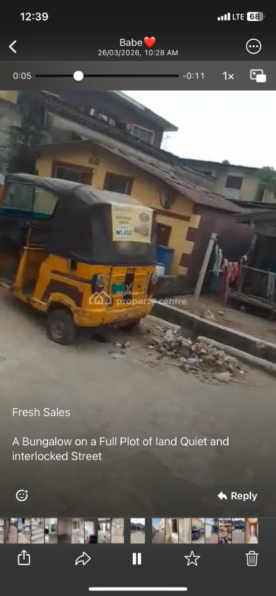 Bungalow, Bariga, Shomolu, Lagos, House for Sale