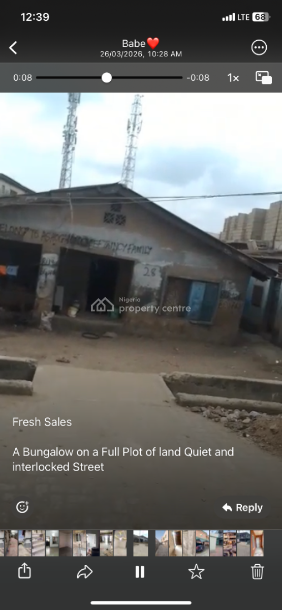 Bungalow, Bariga, Shomolu, Lagos, House for Sale