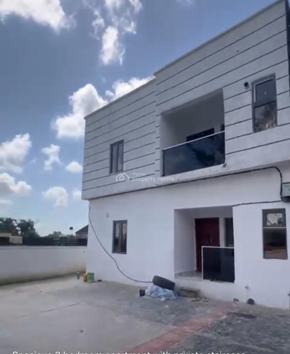 Standard 3 Bedroom Apartment Upstairs, 4 in The Compound, Located at Ogombo ,specious and Beautiful House in a Good Environment, Ogombo, Ajah, Lagos, Flat / Apartment for Rent