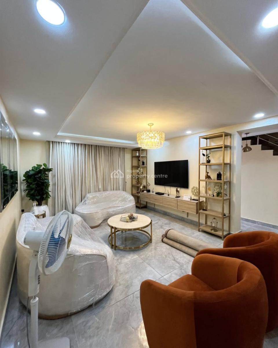 a Tastefully Finished 4 Bedroom Fully Furnished Terrace Duplex with Bq, Banana Island, Ikoyi, Lagos, Terraced Duplex for Rent