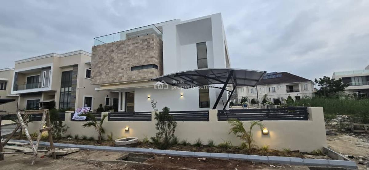 Luxury 5-bedroom Fully Detached Duplex with Bq, Pool & Cinema, Northern Foreshore Estate Chevron, Lekki, Lagos, Detached Duplex for Sale