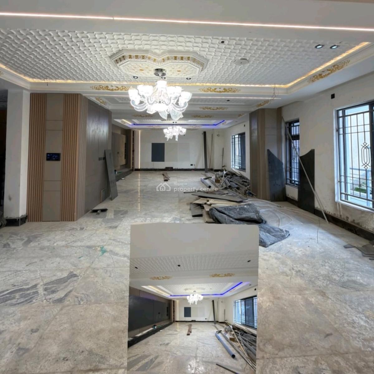 8 Bedroom Detached, Home, Automation, Fully Fitted Kitchen, Guzape District, Abuja, House for Sale