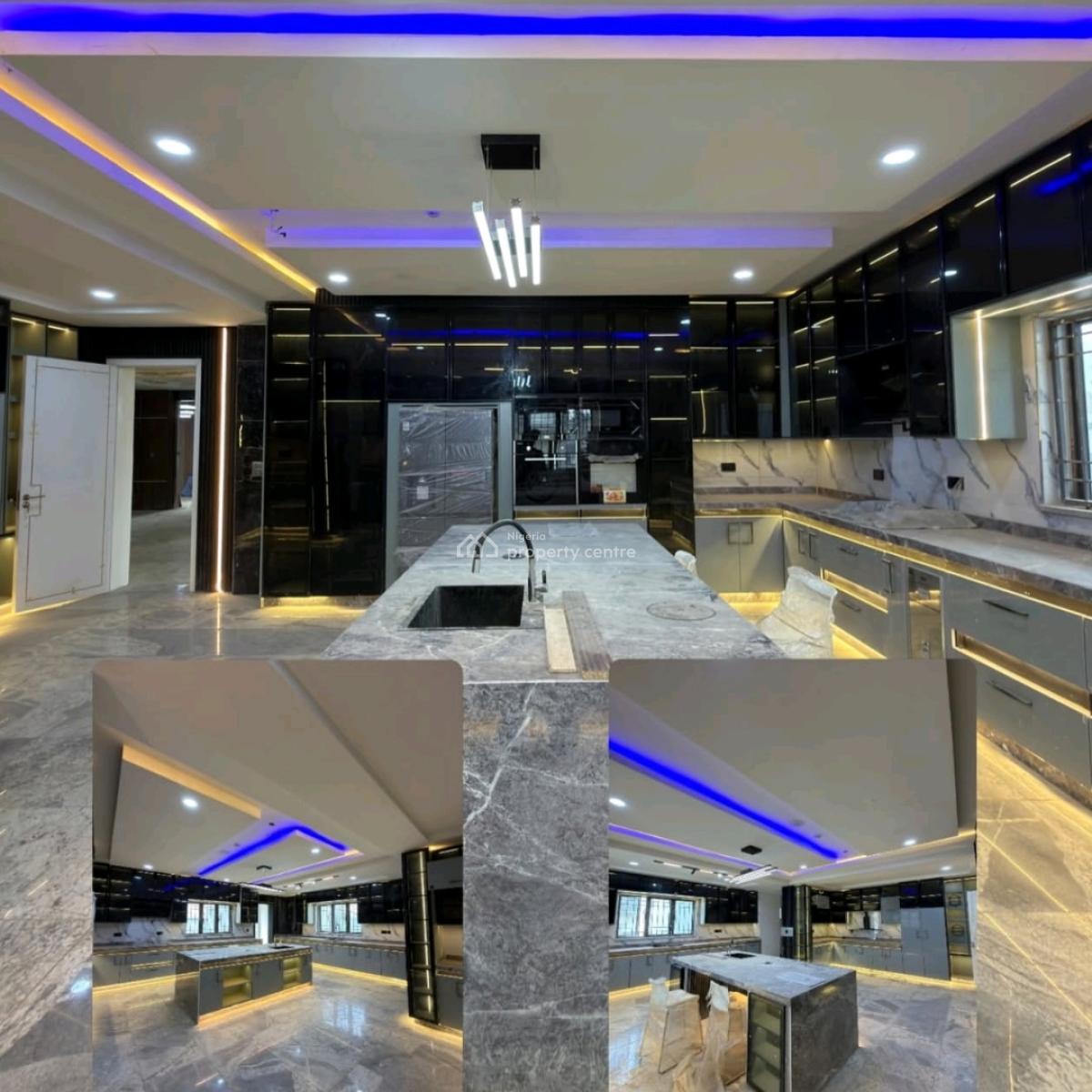 8 Bedroom Detached, Home, Automation, Fully Fitted Kitchen, Guzape District, Abuja, House for Sale