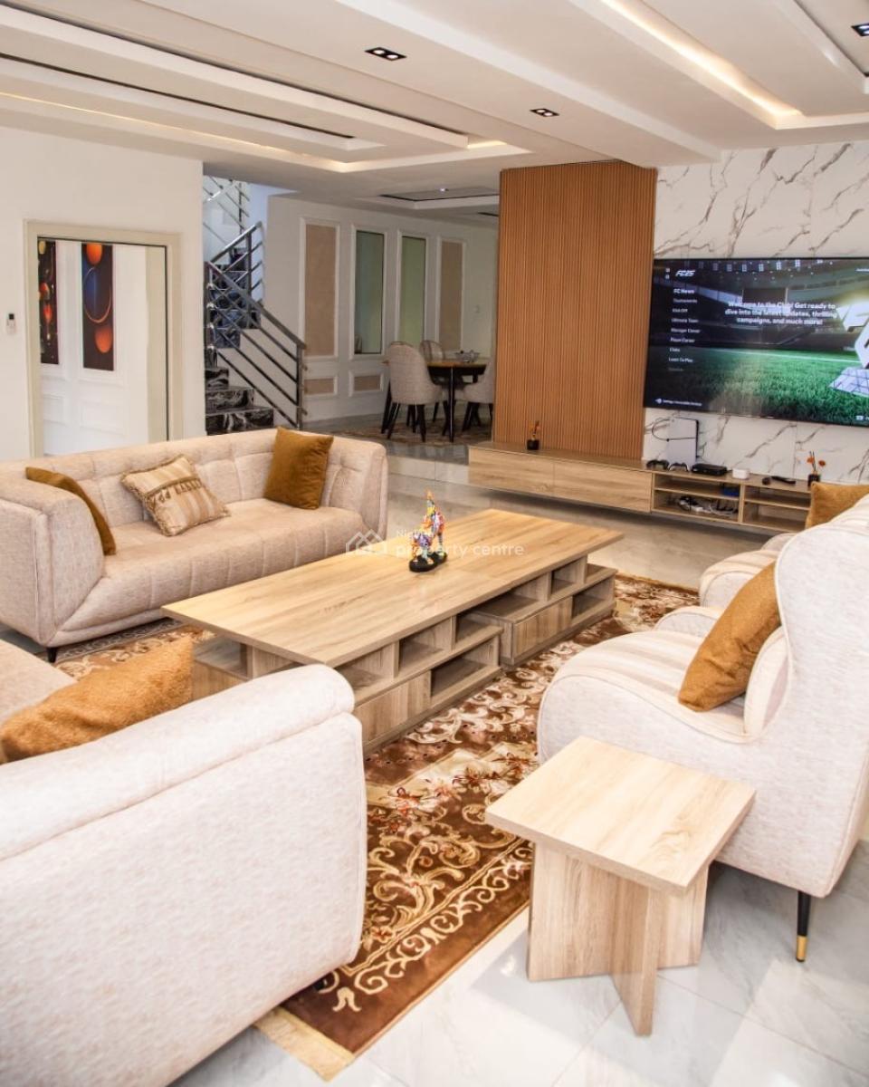 Luxury Smart 5 Bedroom Furnished and Service Duplex, Gwarinpa, Abuja, Detached Duplex Short Let