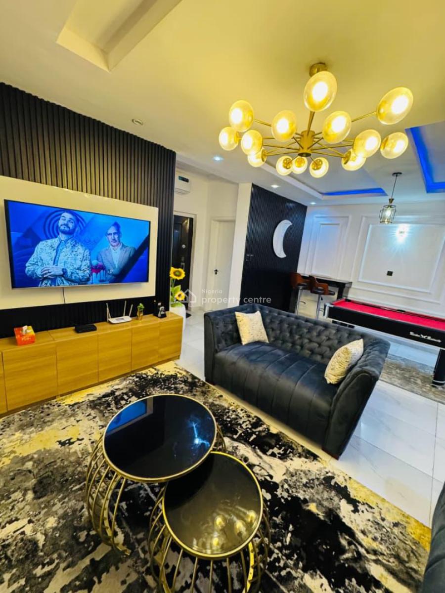 Fully Furnished and Serviced 2 Bedrooms Apartment, Chevron, Lekki, Lagos, Flat / Apartment for Rent