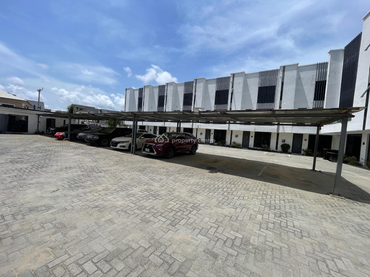 Lovely 4 Bedrooms Terrace Duplex with Room Bq, World Oil, Ilasan, Lekki, Lagos, Terraced Duplex for Rent