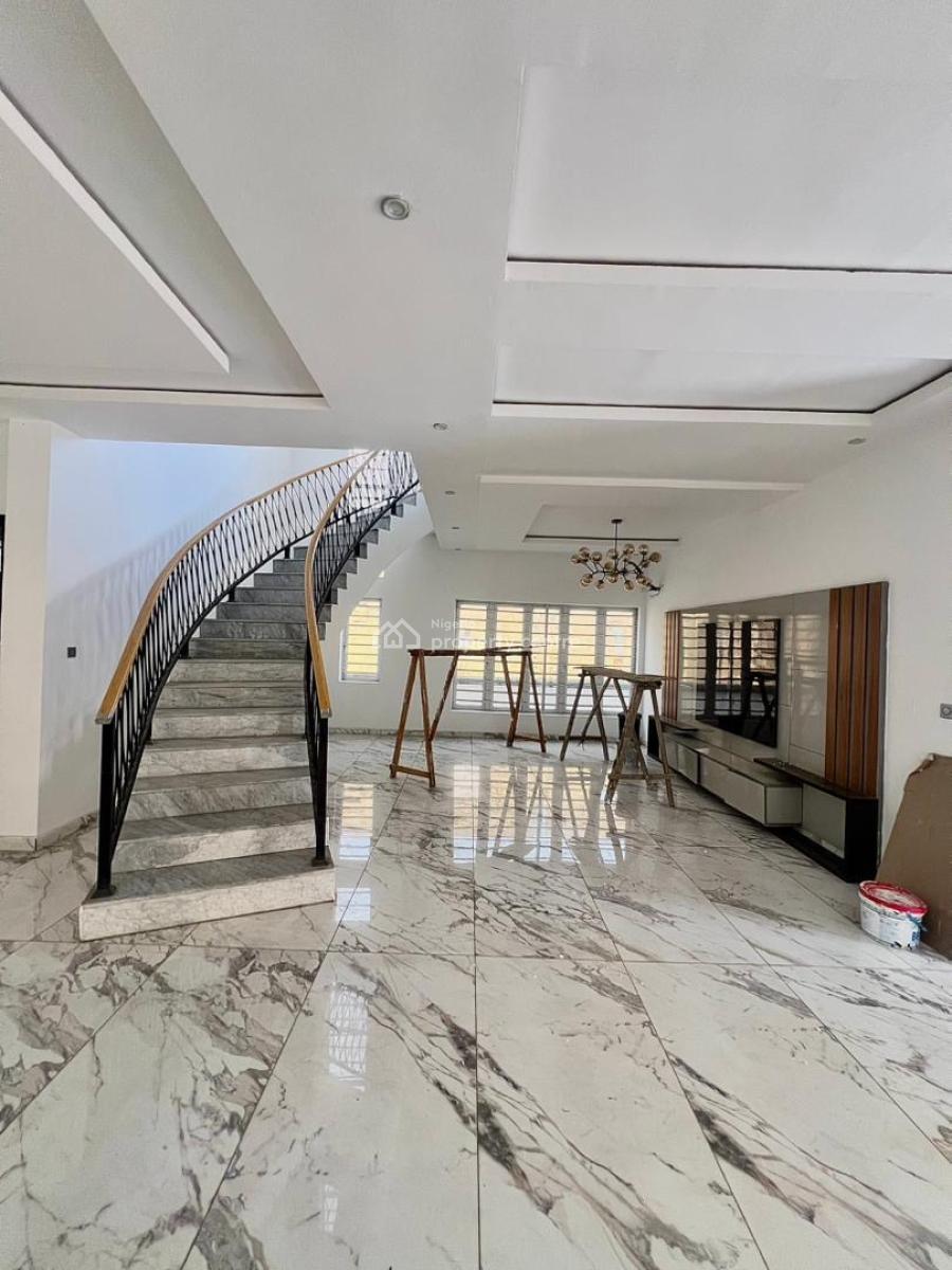 Luxury 5 Bedroom Fully Detached + Bq in a Secure Estate, Chevron Drive, Lekki, Lagos, Detached Duplex for Sale