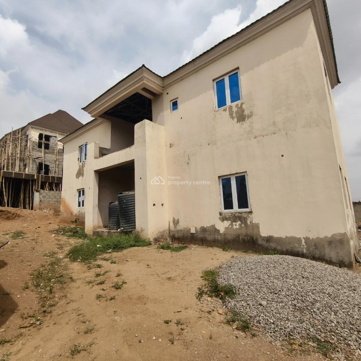 Carcass 5 Bedroom Detached Duplex, Naf Valley Estate, Asokoro District, Abuja, House for Sale