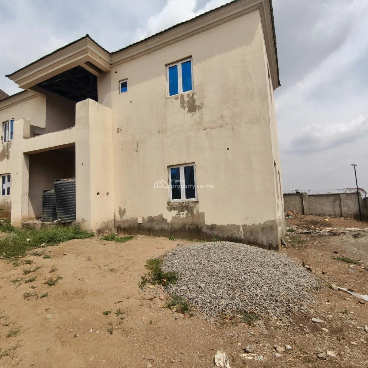 Carcass 5 Bedroom Detached Duplex, Naf Valley Estate, Asokoro District, Abuja, House for Sale