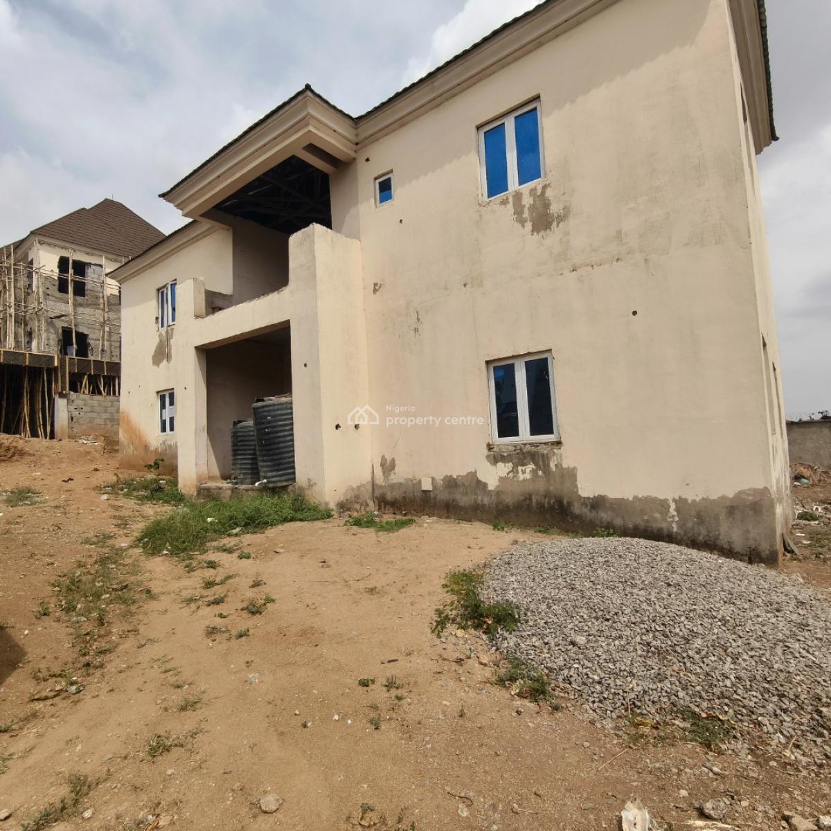 Carcass 5 Bedroom Detached Duplex, Naf Valley Estate, Asokoro District, Abuja, House for Sale