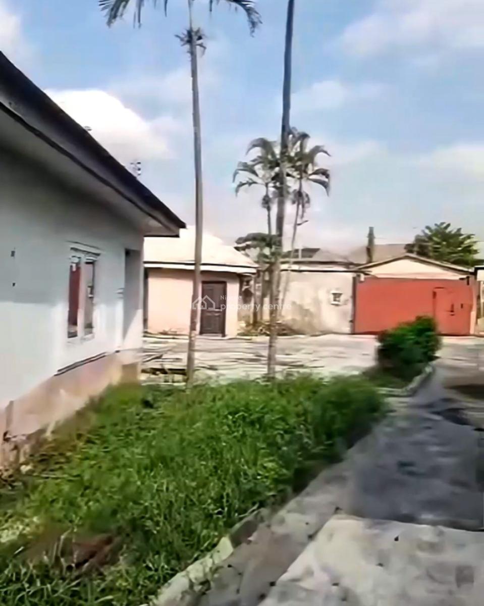 3 Bedroom Bungalow Office Space with a Mini Warehouse on a Major Road, Eliozu, Port Harcourt, Rivers, Office Space for Rent