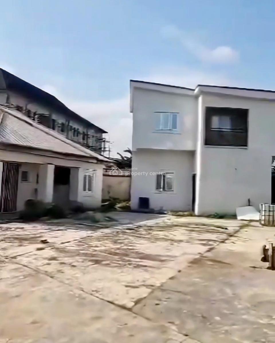 3 Bedroom Bungalow Office Space with a Mini Warehouse on a Major Road, Eliozu, Port Harcourt, Rivers, Office Space for Rent