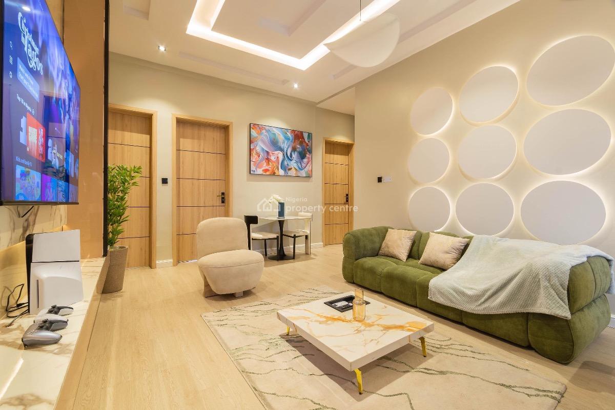 Beautiful 2 Bedroom Apartment-24/7 Power- Back Up Gen, Games, Security, Ikate, Lekki, Lagos, Flat / Apartment Short Let