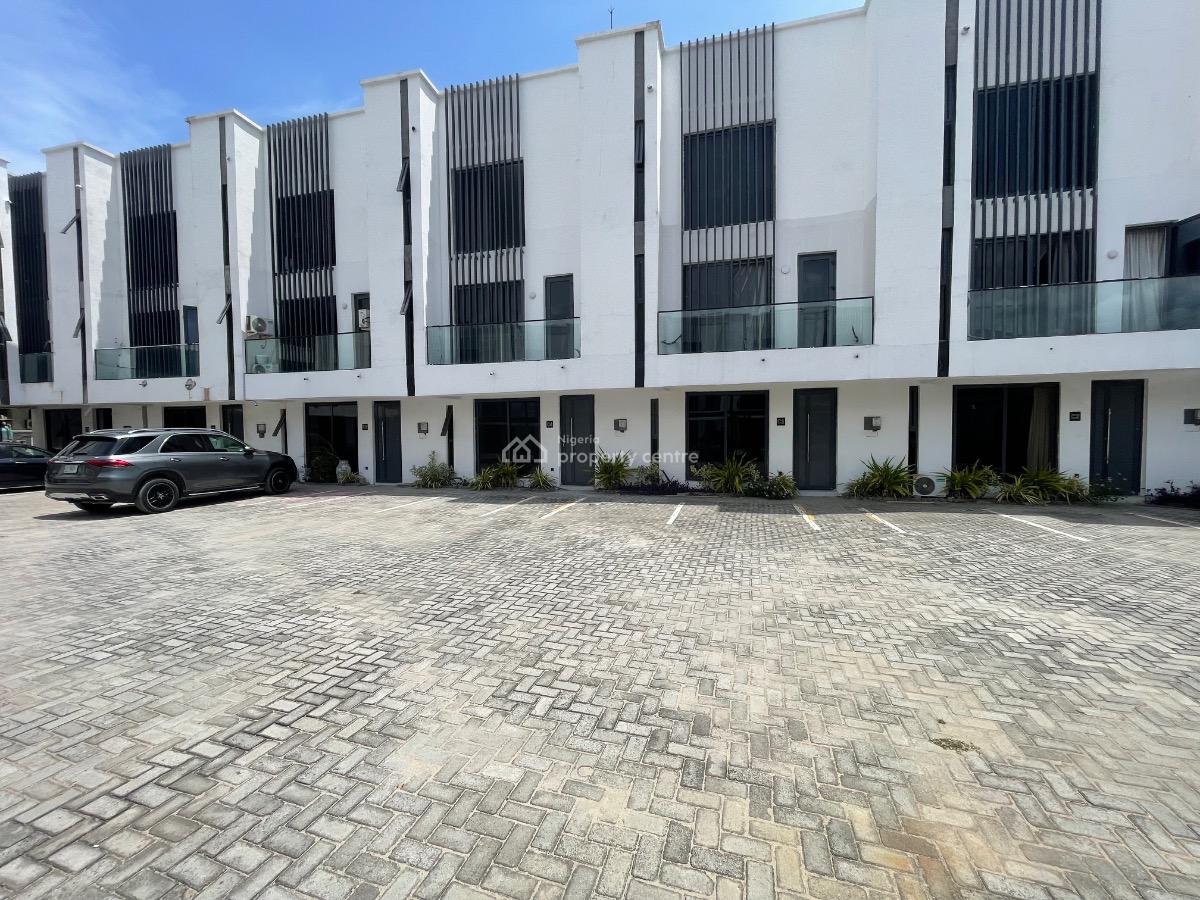4 Bedroom Duplex with Room Boys Quarters, Worldoil Blenco, Ilasan, Lekki, Lagos, Terraced Duplex for Rent