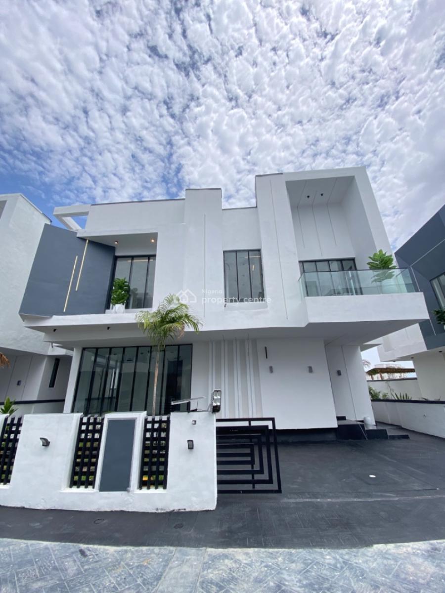 Newly Built 5 Bedroom Smart Fully Detached Duplex with Bq Available, Chevron, Lekki, Lagos, Detached Duplex for Sale