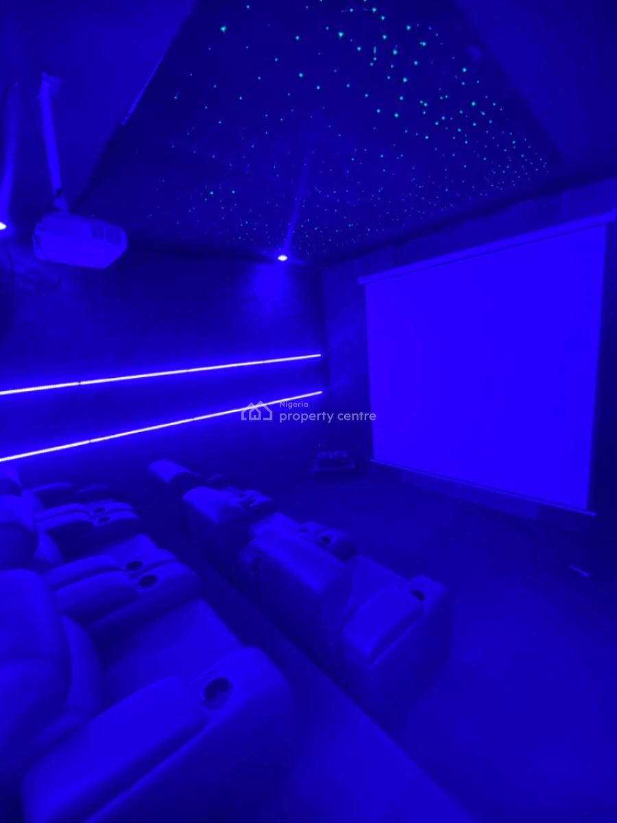 Luxurious 6 Bedroom Detached Duplex with Bq,pool,cinema,gym & Rooftop, Chevron, Lekki, Lagos, Detached Duplex for Sale