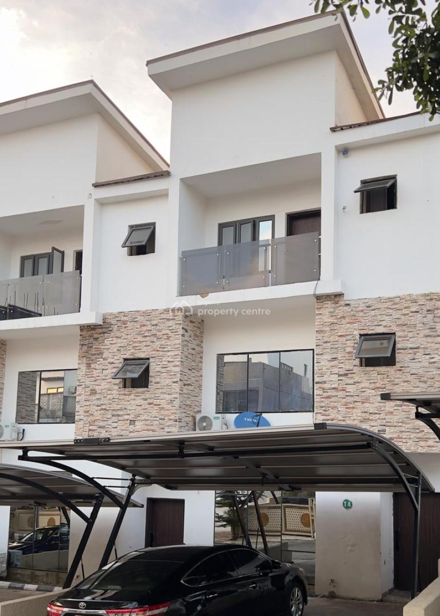 4 Bedrooms Terrace Duplex with 1 Room Bq, Beside Hmedix, Great Estate, Guzape District, Abuja, Terraced Duplex for Sale