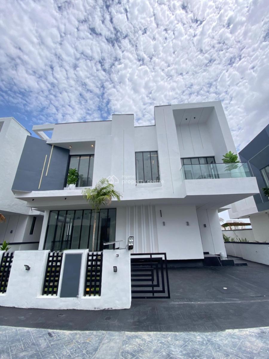 Brand New 5 Bedroom Detached Smart House with Bq and Swimming Pool, Chevron Lekki Lagos, Lekki, Lagos, Detached Duplex for Sale