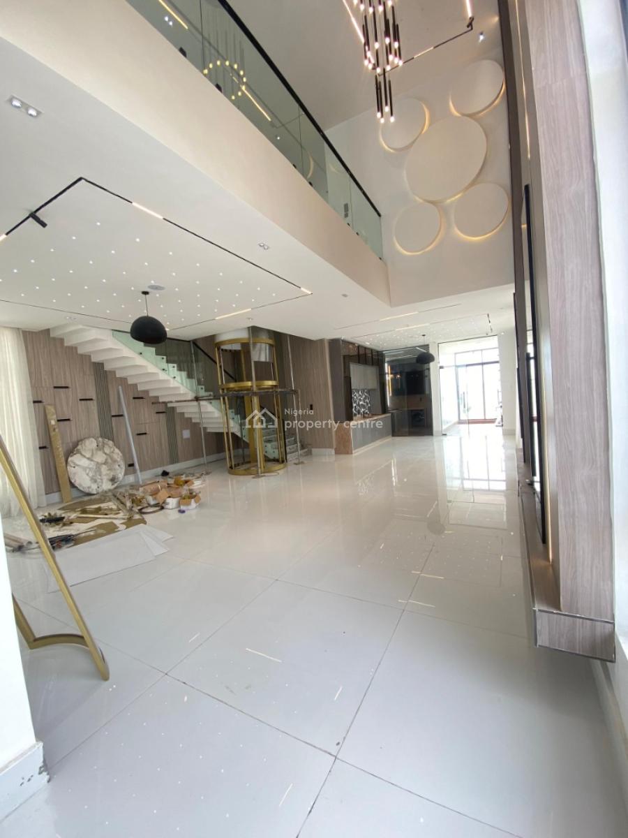 Luxurious 6bedroom Detached Smart House with Bq, Elevator, Pool & Gym, Chevron Lekki Lagos, Lekki, Lagos, Detached Duplex for Sale
